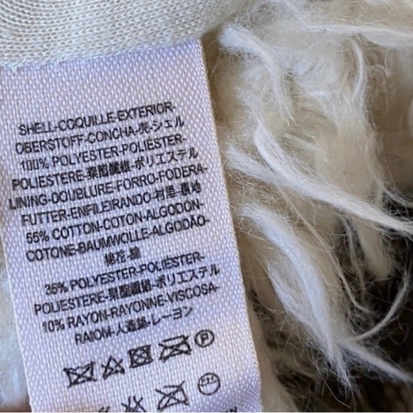 Free People faux fur hoodie S - Picture 6 of 6